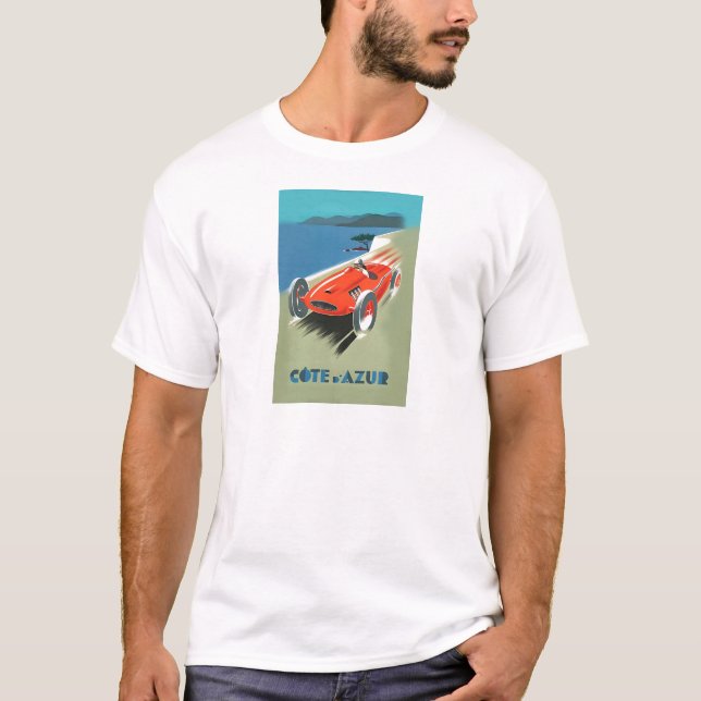 T-shirt Course automatique vintage (Devant)