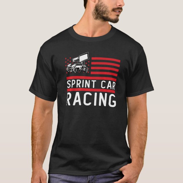 T-shirt Course automobile Sprint (Devant)