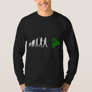 T-shirt Course avec les motards de généraliste de Moto d