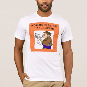T-shirt course de chevaux de pur sang