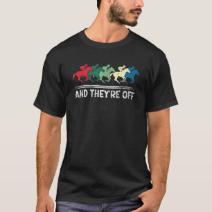 T-shirt Course de chevaux Jockey Cavalier Derby Cavalier P