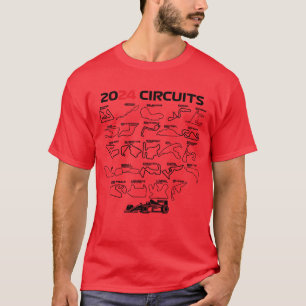 T-shirt Course de circuits de Formule de course automobile