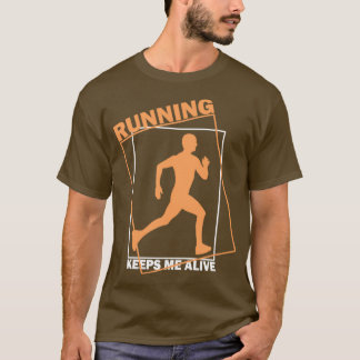 T-shirt Course de course du coureur de fitness