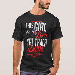T-shirt Course de Dirt Track  Course de Sprint Car  1