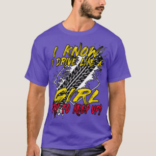 T-shirt Course de filles de course