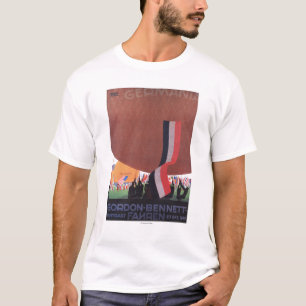 T-shirt Course de montgolfière de Gordon Bennett