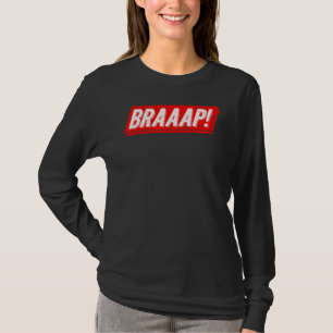 T-shirt Course de moto Motocross Braap Vélo