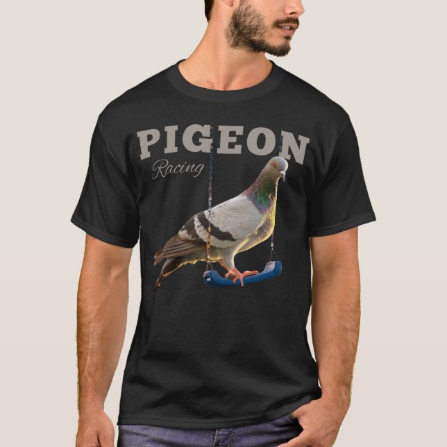 T-shirt Course de pigeons (Devant)