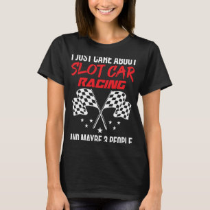 T-shirt Course de voiture de terrain et 3 personnes