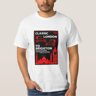 T-shirt Course De Voiture Vétérinaire De Londres À Brighto