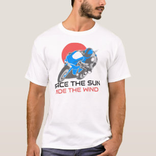 T-shirt Course Le Soleil, Ride Le Vent