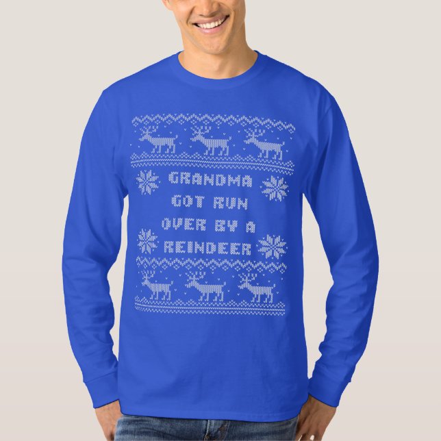 T-shirt Course obtenue par grand-maman plus de par un (Devant)