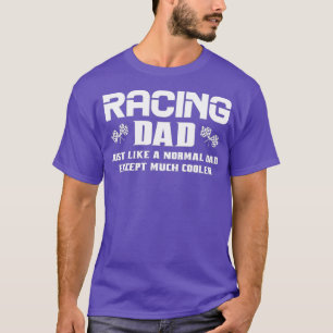 T-shirt Course pour hommes Papa Dirt Track Racing