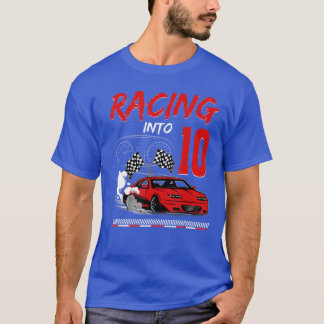 T-shirt Course pour la course d'anniversaire de 10 ans gar