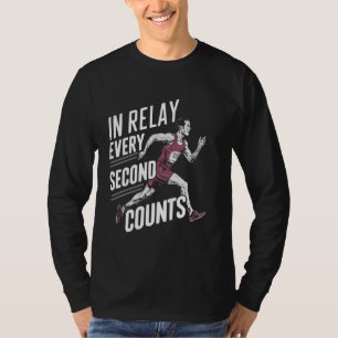 T-shirt Course Relais Course Athlète Piste Et Sprinter De 
