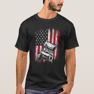 T-shirt Course Sprint Voiture Course Course Piste 3