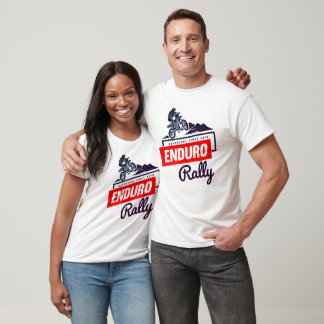 T-shirt Course vintage de moto