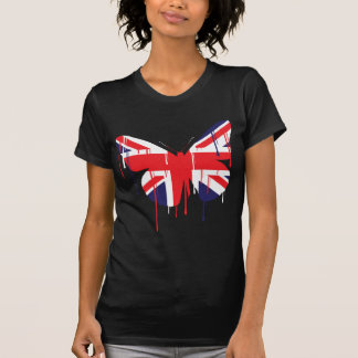 T-shirt Courses de peinture de papillon