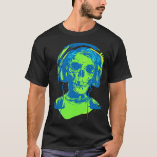 T-shirt court frais de douille du DJ Skoll