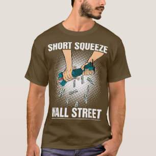 T-shirt Courte taille Wall Street Funny Stock Broker