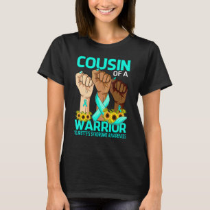 T-shirt Cousin à la main d'un guerrier Tourette's Syndrome