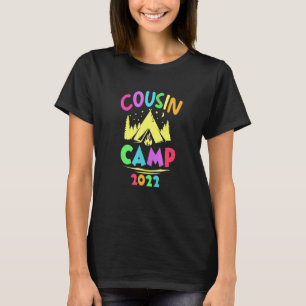 T-shirt Cousin Camp 2022 Camping familial Vacances d'été C