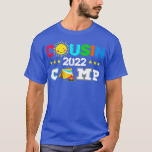 T-shirt Cousin Camp 2022 Cousin Tribe Vacances Camping Gi