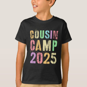 T-shirt Cousin Camp 2025 Vacances en famille Camping été C
