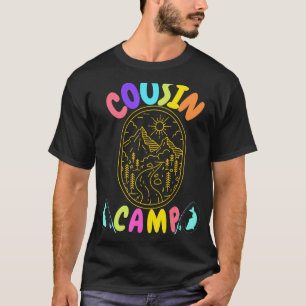 T-shirt Cousin Camp Pêche Voyage Famille Vacances d'été