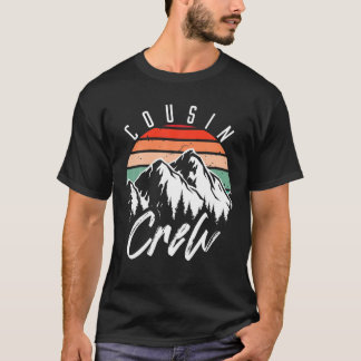 T-shirt Cousin Camping Randonnée Cousin Famille Correspond