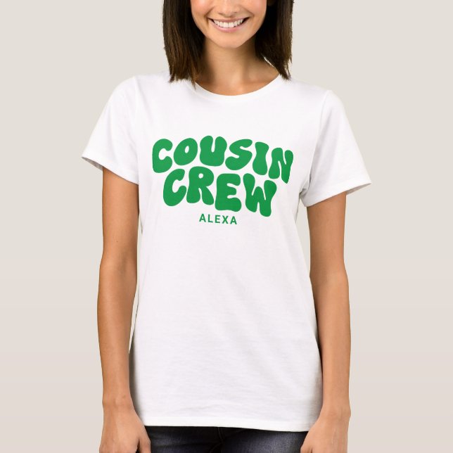 T-shirt Cousin Creative Christmas Matching Famille Réunion (Devant)