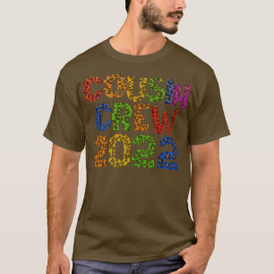T-shirt COUSIN CREW 2022 Grand-mère grand-père Empreinte d