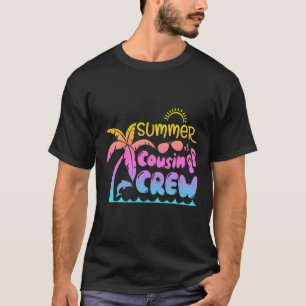 T-shirt Cousin Crew 2022 Summer Vacation Beach Matching Fa