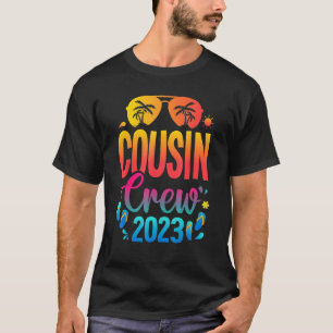 T-shirt Cousin Crew 2023 Family Summer Vacation Beach Sung