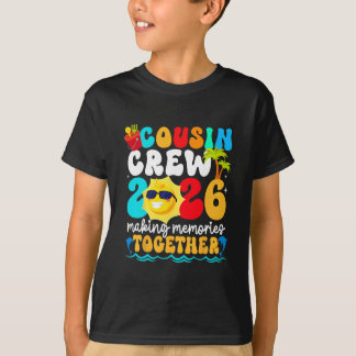 T-shirt Cousin Crew 2026 Summer Vacation Beach Family Trip