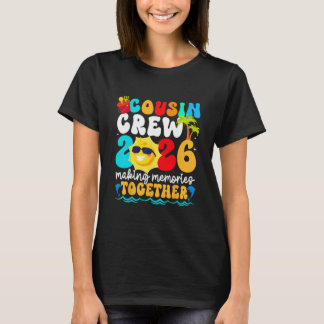 T-shirt Cousin Crew 2026 Summer Vacation Beach Family Trip