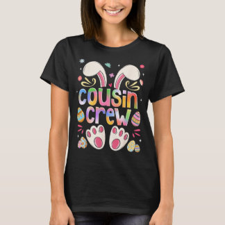 T-shirt Cousin Crew Bunny Easter Family Matching Boys Girl
