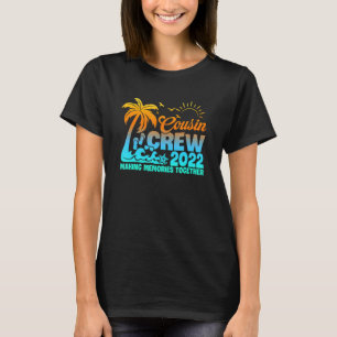 T-shirt Cousin Crew Camp 2022 Cousin Tribe Vacances été