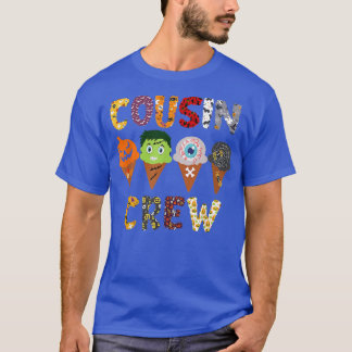 T-shirt Cousin Crew Halloween Horreur Crème de glace Citro