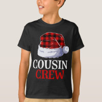 Cousin Crew Père Noël Plaid Buffalo Vêtement Funny