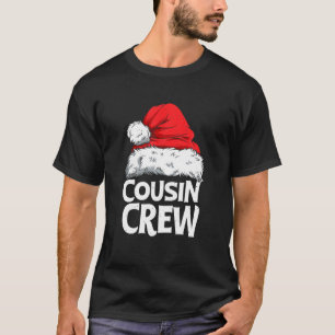 T-shirt Cousin Crew Père Noël Red Plaid Xmas Funny Noël P