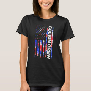 T-shirt Cousin Crew Tie Dye Quatrième 4 juillet Enfants Fe