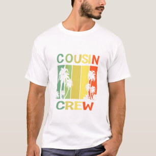 T-shirt Cousin Crew Vacances Famille Vacances d'été Plage