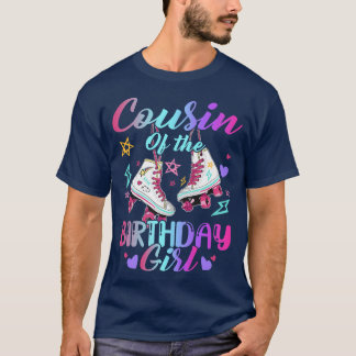 T-shirt Cousin De L'Anniversaire Fille Rolling Anniversair