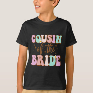 T-shirt Cousin Groovy De La Mariée Réception De Mariage Co