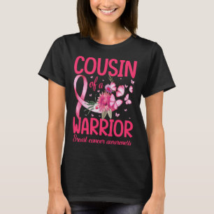 T-shirt COUSIN of a Warrior Breast Cancer Awareness