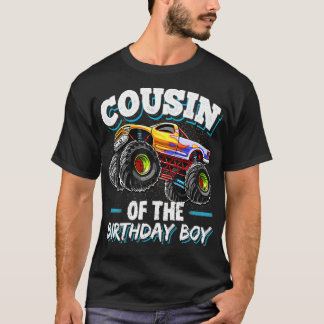 T-shirt Cousin Of The Birthday Boy Monster Truck Anniversa