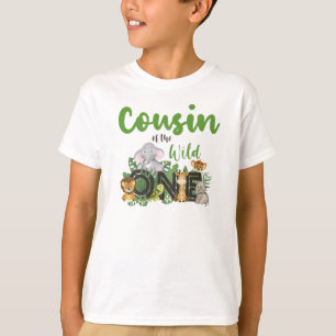T-shirt Cousin of the Wild One Jungle Safari Zoo Animaux