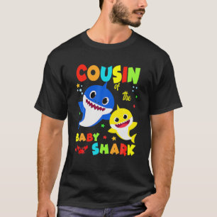 T-shirt Cousin Shark Cadeau mignonne bébé requin famille