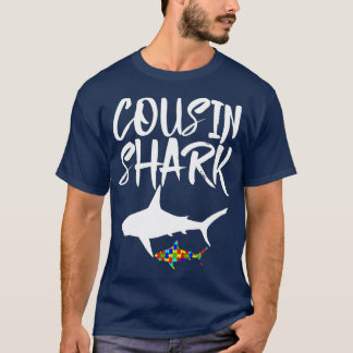T-shirt Cousin Shark Tee s Drôle Femmes Sharks Tee Cousin 
